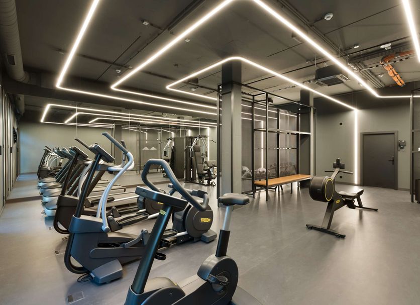 Fitnessbereich Foto