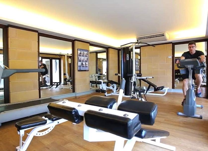 Fitnessbereich Foto