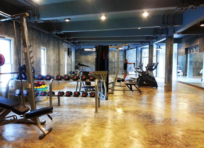 Fitnessbereich Foto